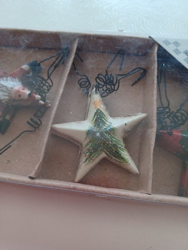 Primitives by Kathy Reed Weihnachten Zinn Sterne Mini Ornamente 12er Set - Bild 3 von 4