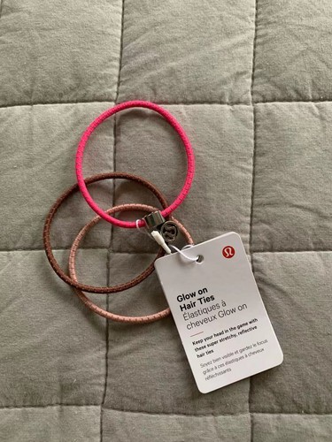 NWT Sold Out~Set Of 3~LULULEMON Glow On Hair Ties - Bild 17 von 22
