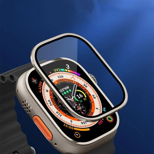 Cover+Tempered For Apple Watch Ultra 49mm Screen Protector iWatch Series Ultra 2 - Picture 19 of 30