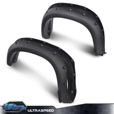 Fender Flares Fit For 2019-2023 Chevy Silverado 1500 Pocket Rivet Bolt Flexible