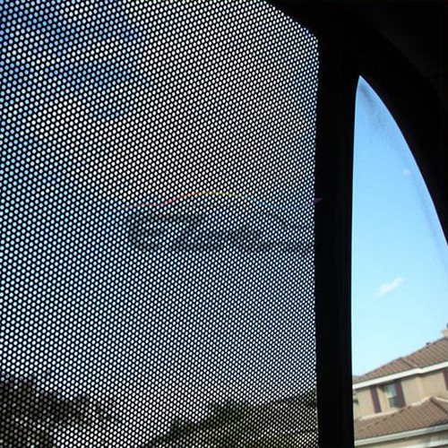 *Perforated One Way Vision White Print Media Vinyl Window Decal Sticker Sheet - Foto 5 di 6