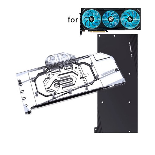 Open Box:Bykski GPU Block For PowerColor AMD Radeon RX 7900XT Hellhound