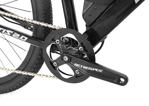 Bicicletta elettrica Shimano M310-8 velocità motore posteriore dimensioni 27,5 - Foto 6 di 9