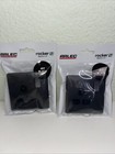 2 X Arlec Jet Black Single Plug Socket Switched Socket 13A 1 Gang BNIB NEW