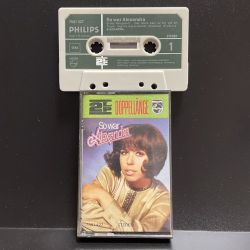 ⭐️MC Tape Kassette • So war ALEXANDRA - Philips Phonogram 1970 - Bild 1 von 4