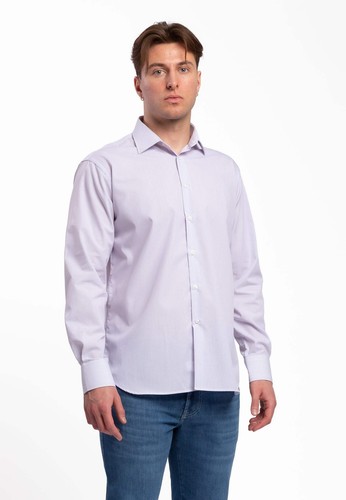 Camicia Uomo Manica Lunga 100% Cotone NO STIRO INGRAM 69304-376-REG-C - Foto 12 di 12
