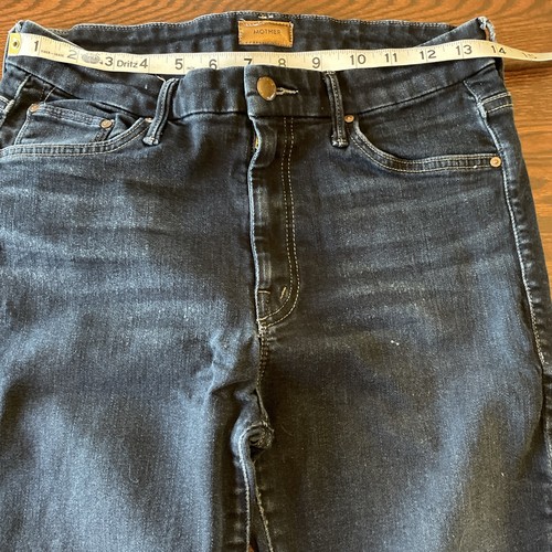 Mother high waist looker jeans coffee tea or me blue size 29 - Picture 7 of 9