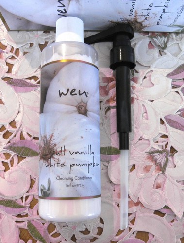 ~ Wen by Chaz ~ HERBST VANILLE WEISSER KÜRBIS REINIGENDE SPÜLUNG 16 Unzen mit Pumpe Neu im Karton - Bild 3 von 4