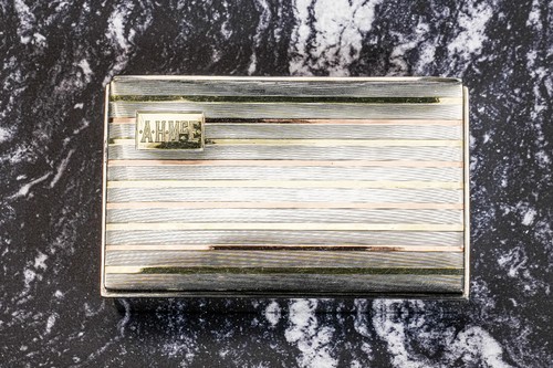 Stunning High Quality Antique Art Deco Gold Sterling Silver Trinket Jewelry Box - Picture 2 of 13