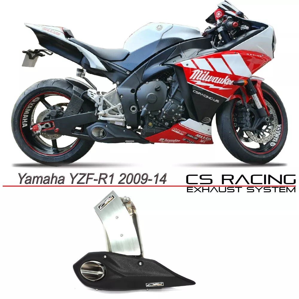 Yamaha YZF R1 2009 2014 Slip on Exhaust Muffler dB Killer CS