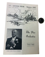 Programme St Annes Pier 1957 The Pier Orchestra Jumping for Joy Vintage ra