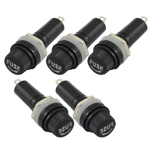 Reliable Panel Mount Chassis Fuse Holder for 6*30mm 10A 250V Fuses (Pack of 10) - Picture 7 of 9