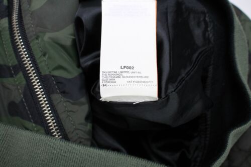 SUPERDRY Jacket Men's MEDIUM Full Zip Bomber Quilted Padded Camouflage - Picture 11 of 13