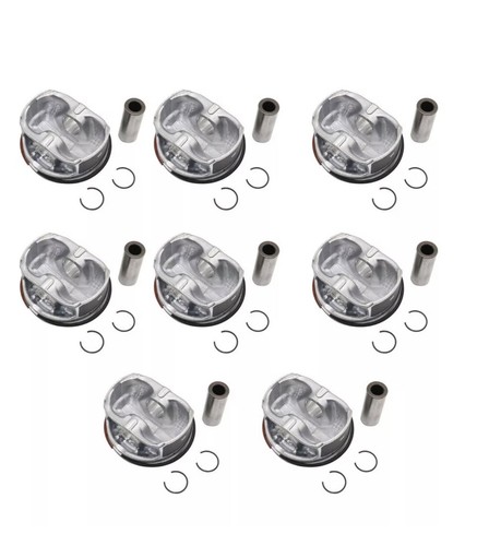 8x Piston Set w/rings for Jaguar Land Rover 5.0 V8 Supercharged Engine AJ133 - Picture 2 of 6