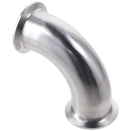 1Pc Silver 1.5" Tube OD Stainless Steel 90 Degree Pipe Fitting Water Oil - Picture 10 of 10