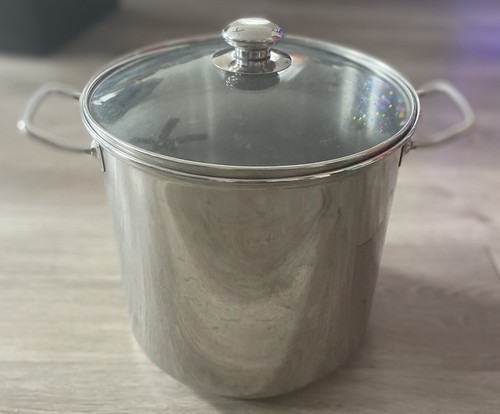 Williams Sonoma 12 Quart 18/10 Edelstahl Pastatopf Suppentopf mit Deckel