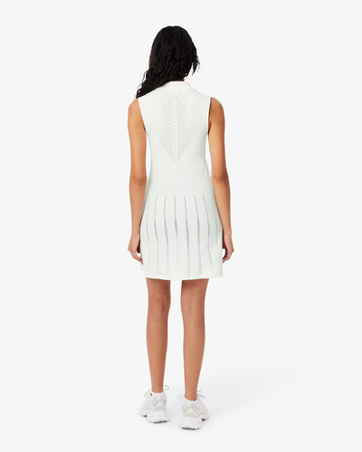Lacoste Women's Seamless Knit Tennis Dress & Shorts Size(AU 6–8) White - Picture 4 of 11