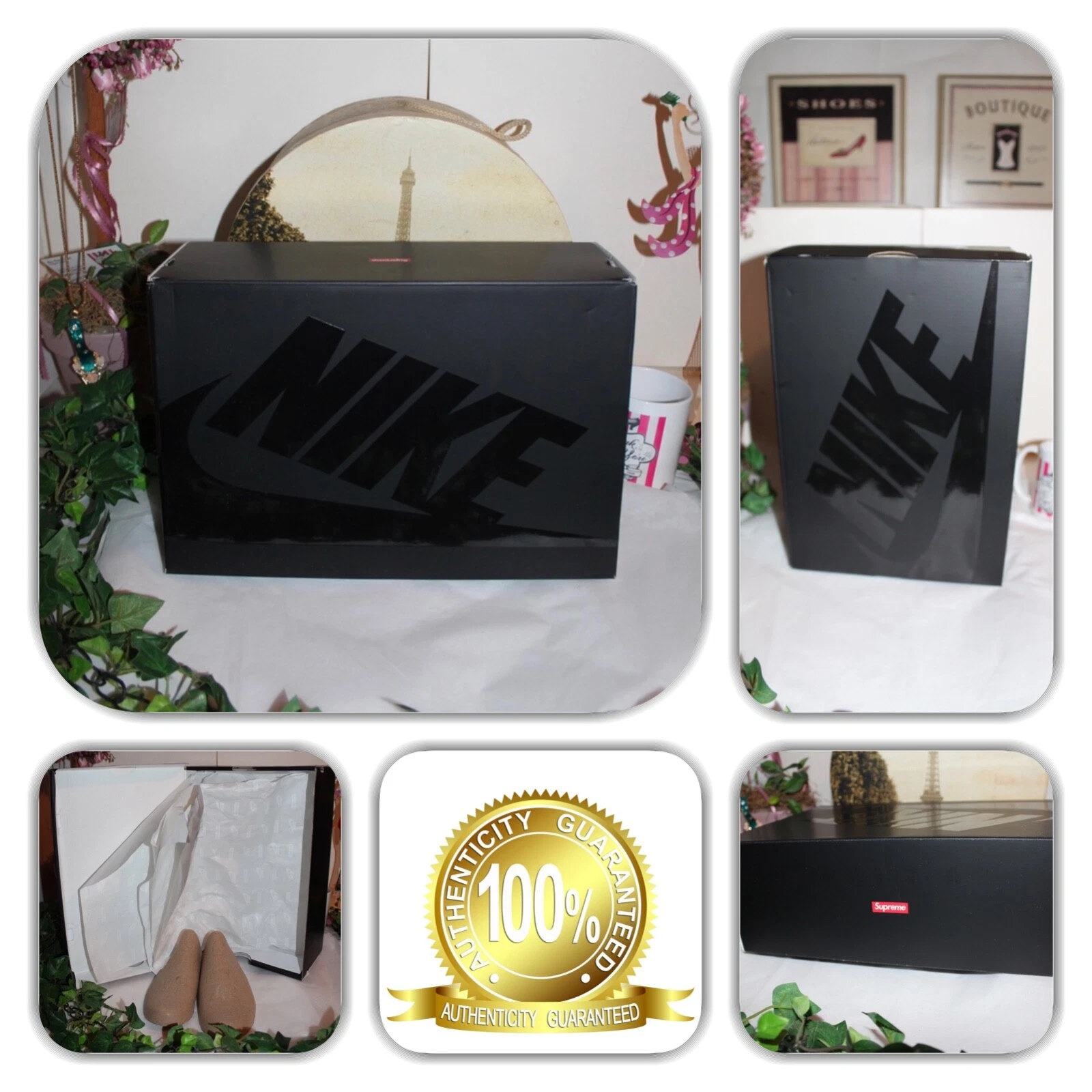 NIKE SUPREME « BOITE NOIRE VIDE ! » (TAILLE 9.5)
