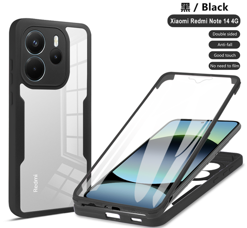 Hybrid Armor Acrylic 360° Protetor Full Cover ShockProof Case For Various Phone - Picture 10 of 16