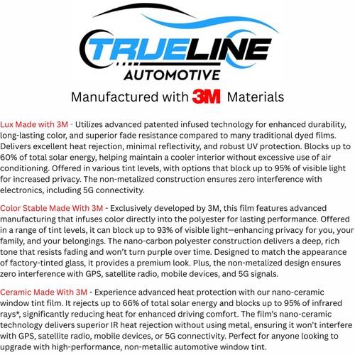 Precut Window Tint For Cadillac Escalade Esv Suv 15-20 Ceramic Made With 3M - Picture 2 of 11