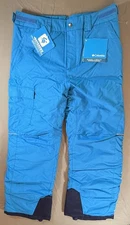 NEW Columbia Kids Boys Omni Tech Outgrown Bugaboo Ski Snow Pants Blue XL
