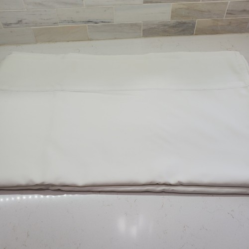 Lands End 100 % Supima Baumwolle weich wie Butter elegant weiß Queen Blatt mit Stickerei - Bild 17 von 24