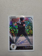 2021 Panini Prizm Draft Picks White Doughnut Auto #50/50 CJ Rodriguez #PDP158 NM