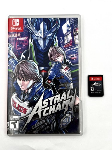 Astral Chain (Nintendo Switch, 2019) NTSC gebrauchtes Spiel & Hülle - US-Verkäufer