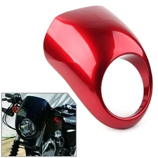 Front Headlight Cowl Fairing Light Cover Fit Harley Sportster Dyna 883 1200 Red