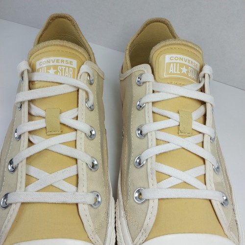 Zapatillas Converse Chuck Taylor All Star Crush Heel OX Amarillo Para Mujer Talla 9.5 - Imagen 5 de 12