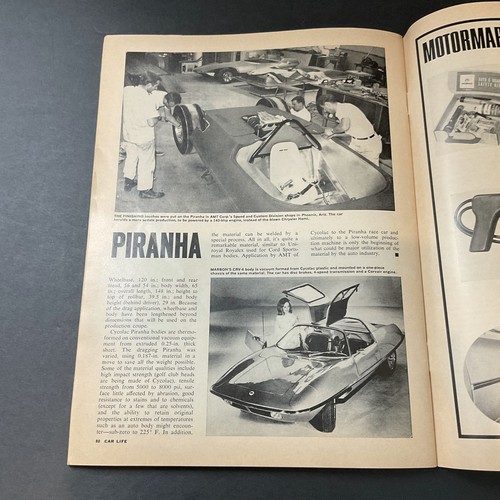 Car Life Magazine Oct 1966 Mercury Cougar First Look '67 Chevy Camaro Vol 13 - Picture 11 of 12