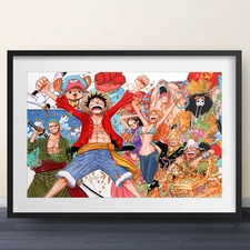 One Piece - Chapter 598 Shonen Jump Art Spread 11x17 - Art Poster Anime manga