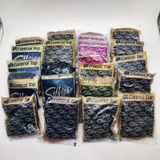 Silkies Control Top Pantyhose Lot Of 21 Pair Multiple Colors Sizes Styles