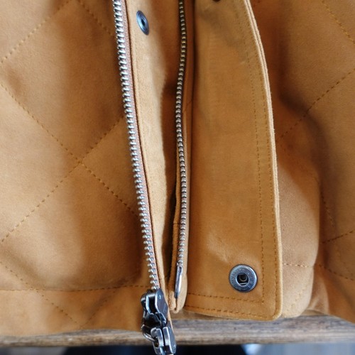 Peter Millar Crown Suede Jacket Mens Large Quilted Water Wind Resistant $1295  - Picture 11 of 14