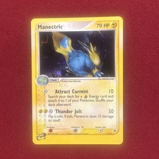 Manectric 9/109 Holo Rare Ex Ruby and Sapphire Pokemon Card LP WV1