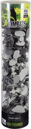 Zombie Action Figures (100ct) Big Bucket of 14 Cool Zombie Sculpts - Picture 3 of 3