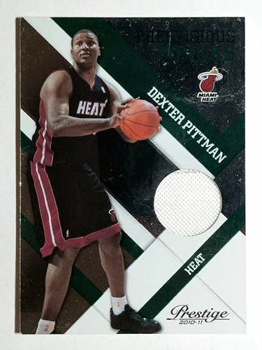 2010-11 Prestige Prestigious Picks Materials Green #30 Dexter Pittman - Picture 1 of 2