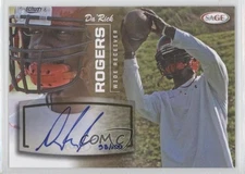 2013 SAGE Auto Gold /100 Da'Rick Rogers #49 Rookie Auto RC