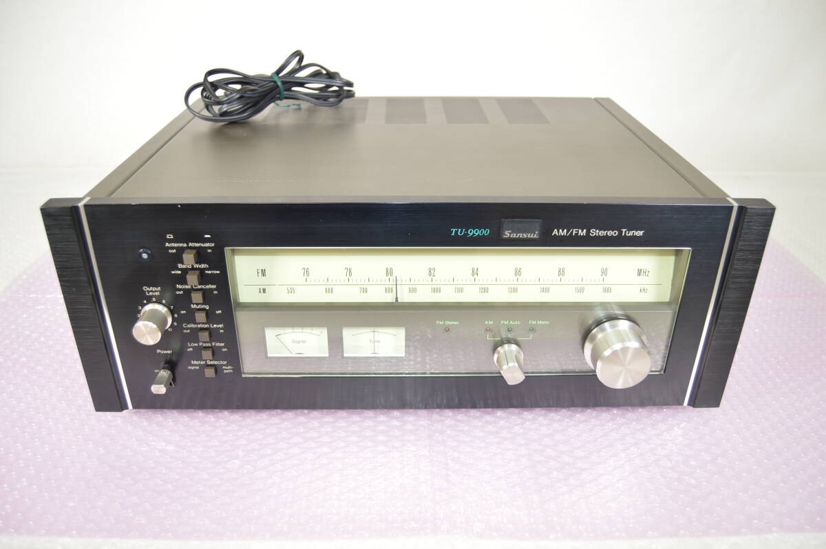 Sansui TU-9900 AM/FM Stereo Test Tuner Receiver Black