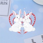 Cartoon Animal Decals Animals Wall Stickers Easter Festival Rabbit