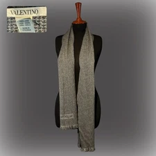 Mens Womens Winter Warm LITHUANIA Made 100% Wool Scarf Scarves Plaid Wrap