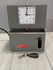 Mechanical Time Punch Clock Latham #2121 With Keys