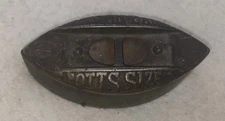 Antique POTTS' SAD IRON BEST ON EARTH Size 1