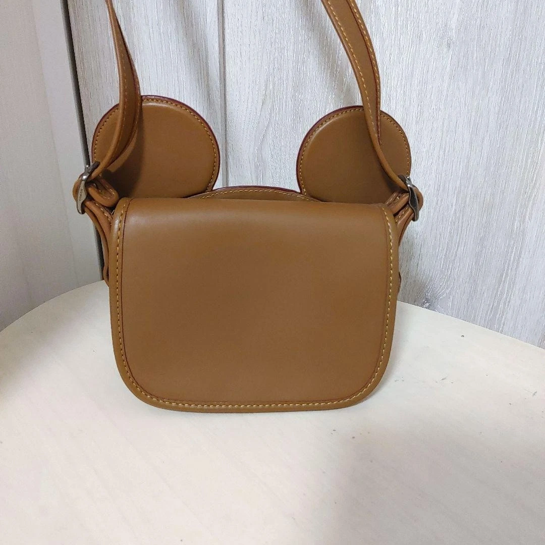 Borsa a tracolla Coach Disney Topolino in pelle marrone 65901c