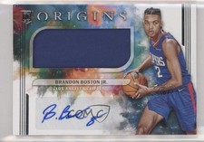 2021-22 Panini Origins Rookie Jersey Auto Brandon Boston Jr #JA-BOS Auto RC