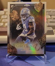 2025 Topps Chrome Jahmyr Gibbs Fortune 15 Refractor #F15-12