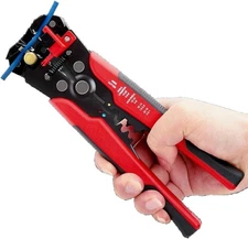5-in-1 Wire Stripper Cutter Crimping Tool Pliers Red