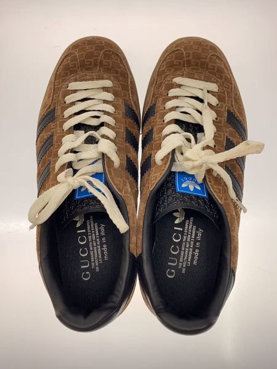 adidas GUCCI 22AW Gazelle Square GG Monogram Sneakers Logo
