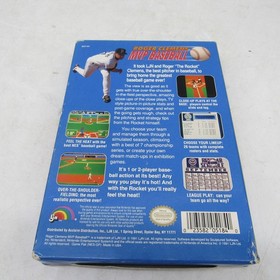 Roger Clemens' MVP Baseball (Nes)(1991) CIB. Box, Game, Manual TESTED FAST SHIP