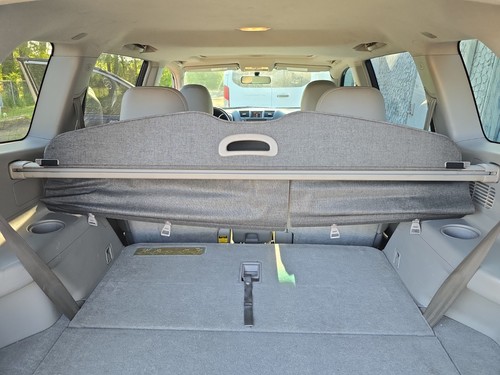Toyota Highlander OEM Cargo Cover Gray 2008-2013 Security Shade Retractable - Picture 4 of 5